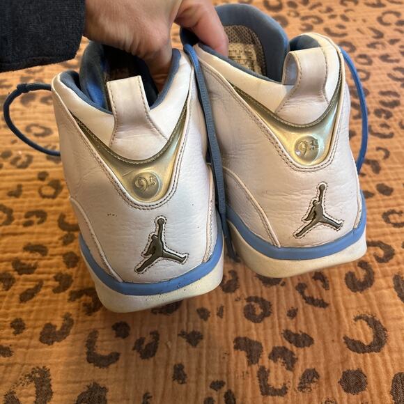 Air Jordan Nine Point Five Mens Size 12 University Blue Basketball Shoes Varsity - Picture 4 of 8